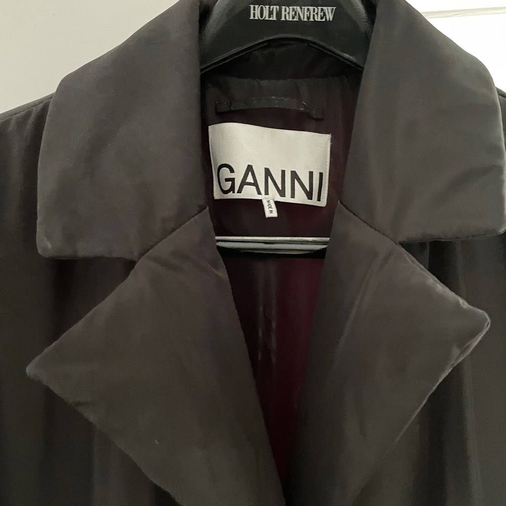 GANNI Black Womens Jacket M/L SIZE 40